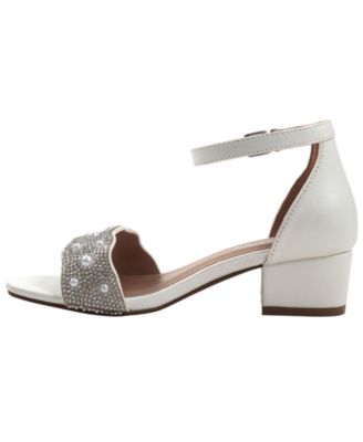 Girls' 1-13 Farah Embellished Block Heel Sandals