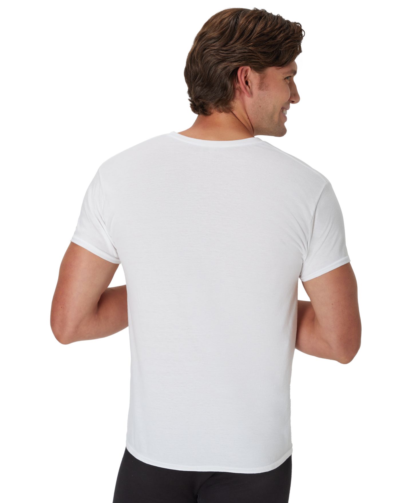 Мужские топы Hanes Ultimate V-Neck Undershirt, 3-Pack, цвет: Разноцветный — фото 4