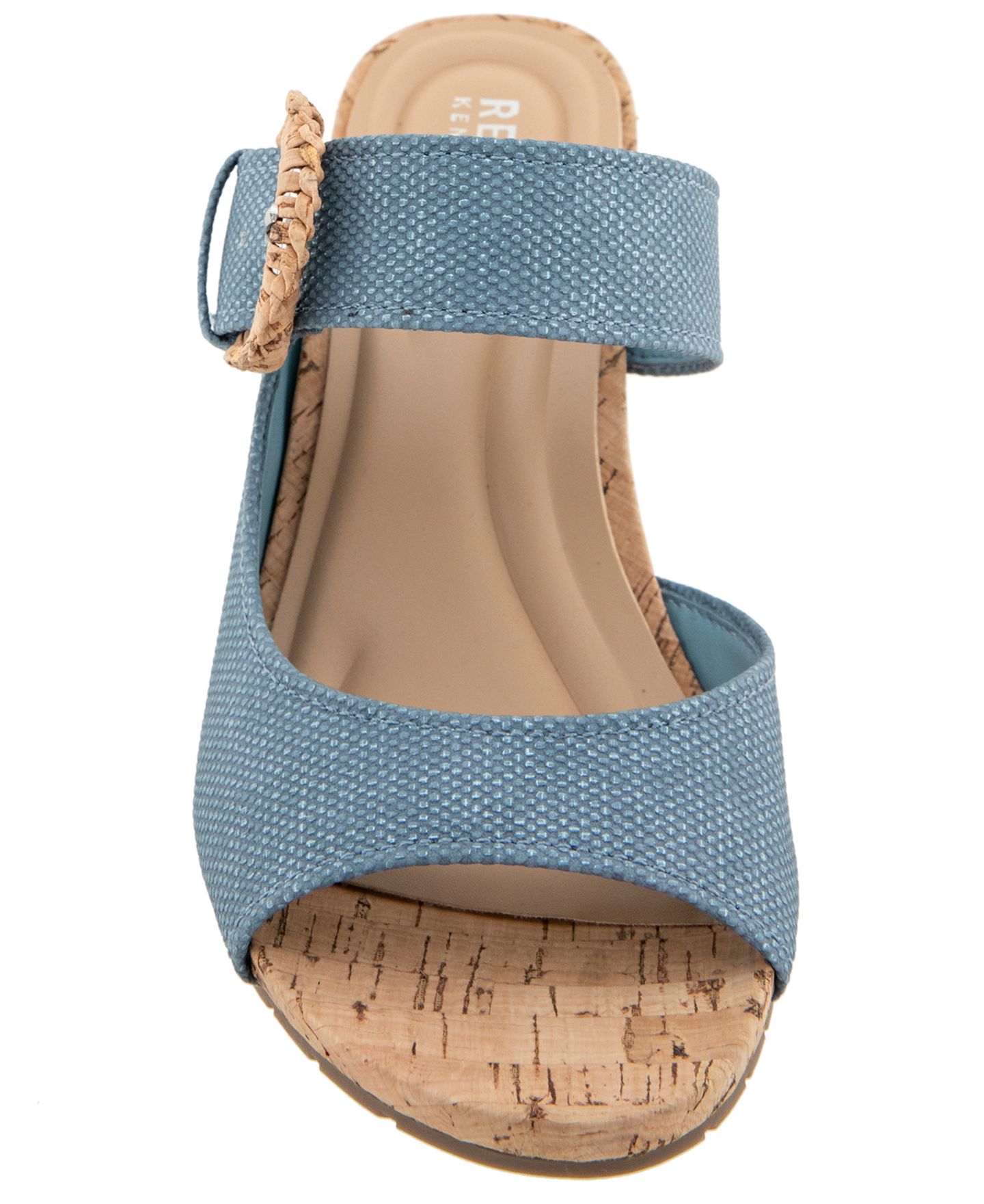 Женские сандалии Kenneth Cole Reaction Gibbs Wedge, цвет: Синий — фото 8