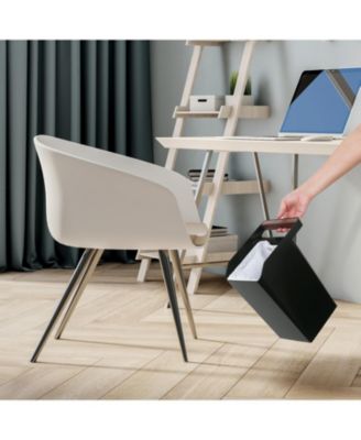 2-Pack 2 Gallon Small Square Trash Cans with Open Top and Handle