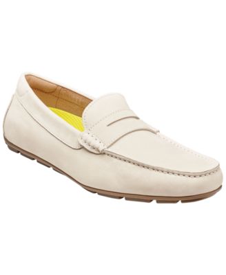 Motor Smooth Moc-Toe Penny Driver Slip-On Shoes