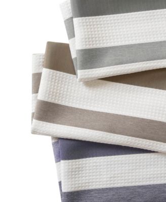 Ariana Ombre Waffle Shower Curtain, 72" x 72"