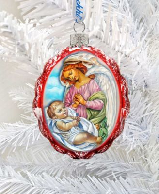 Blessing Child Angel Mercury Holiday Ornament