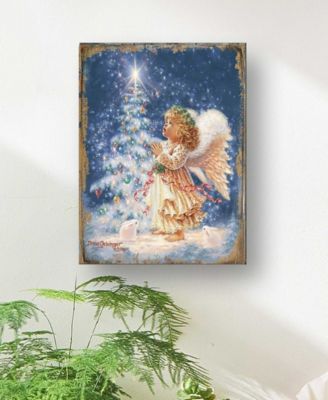 American Angel Handcrafted Wall Home Decor, 12" x 9"