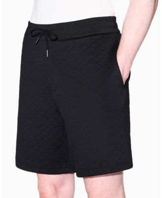 Men's Jacquard Allover Logo Fleece Short