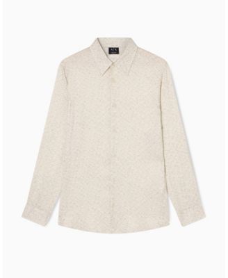 Men's Allover logo Viscose Printed Shirt