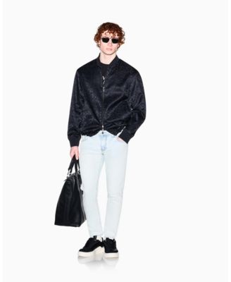 Men's All Over Print Jacquard Bomber Jacket