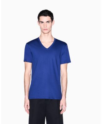 A|X Armani Exchange Men's Pima V-Neck T-Shirt - Macy's