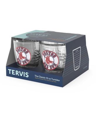 Boston Red Sox Four-Pack 12oz. Emblem Tumbler Set