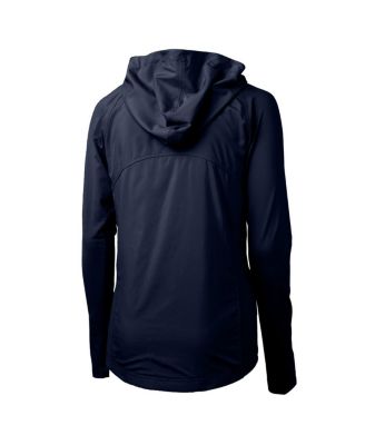 Women's Navy Seattle Mariners Adapt Eco Knit Hybrid Full-Zip Hoodie