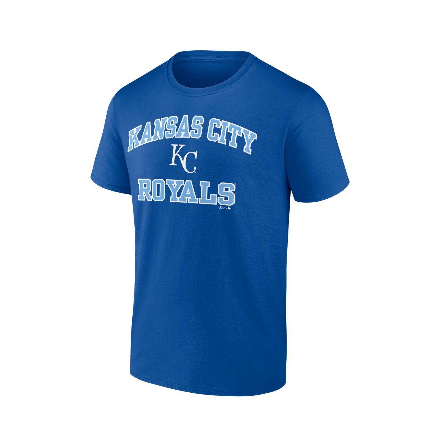 Мужская футболка Logo Athletic Royal Kansas City Royals Heart and Soul — фото 2