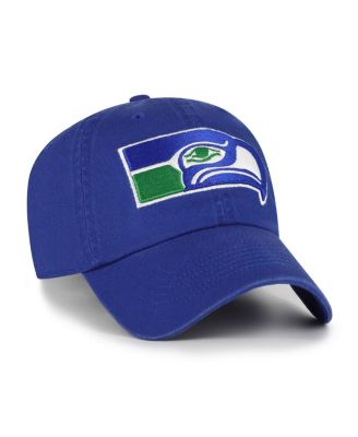 Men's Royal Seattle Seahawks Clean Up Throwback Adjustable Hat