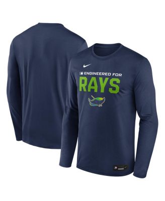 Men's Navy Tampa Bay Rays Authentic Collection Legend Dri-FIT Long Sleeve T-Shirt