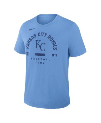 Men's Light Blue Kansas City Royals Authentic Collection Early&nbsp;Work Tri-Blend Dri-FIT T-Shirt