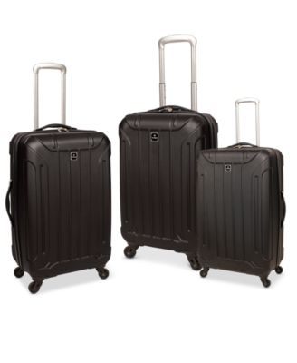 3 piece luggage set macys