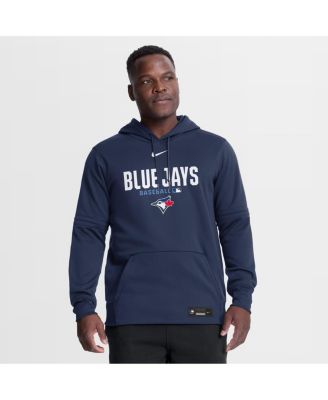 Men's Navy Toronto Blue Jays Authentic Collection Therma-FIT Hoodie