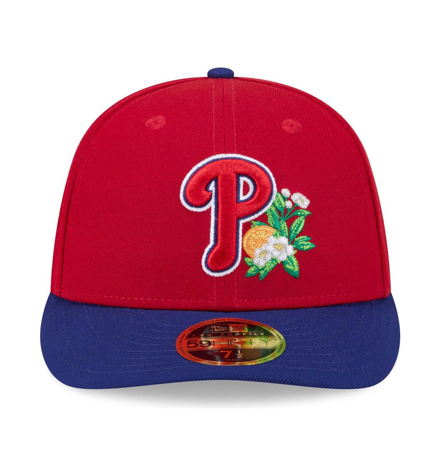 Мужская кепка New Era Red/Royal Philadelphia Phillies 2026 Spring Training Low Profile 59FIFTY Fitted Hat — фото 2