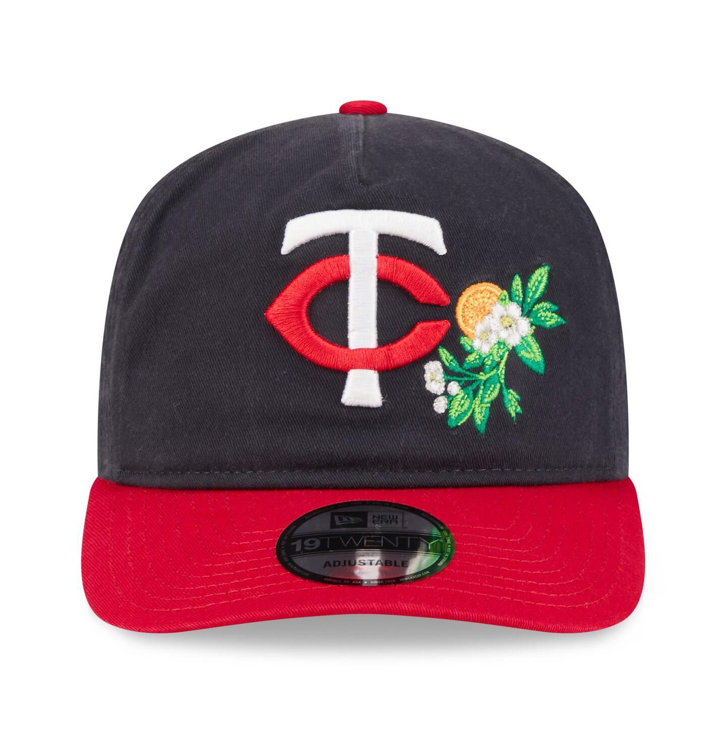 Мужская кепка New Era Navy/Red Minnesota Twins 2026 Spring Training 19TWENTY Adjustable Hat — фото 2