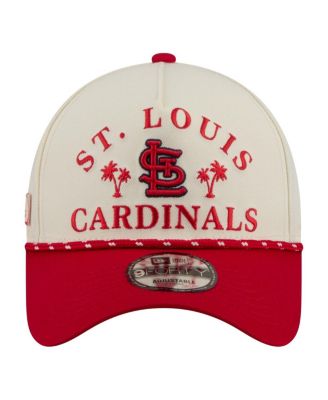 Men's Cream St. Louis Cardinals 2026 Spring Training Fan Pack Rope A-Frame 9FORTY Adjustable Hat