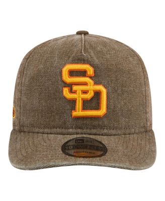 Men's Brown San Diego Padres Throwback Denim Classic 19TWENTY Adjustable Hat