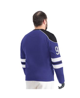 Men's Purple Baltimore Ravens Adaptive Lord Stanley Crewneck Sweatshirt