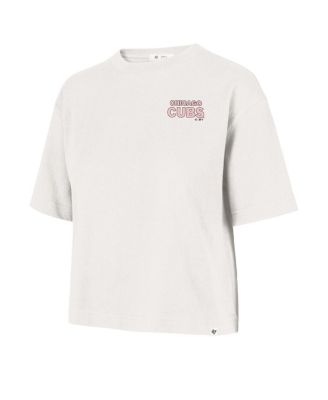 Women's Cream Chicago Cubs Love Letter Reed City T-Shirt