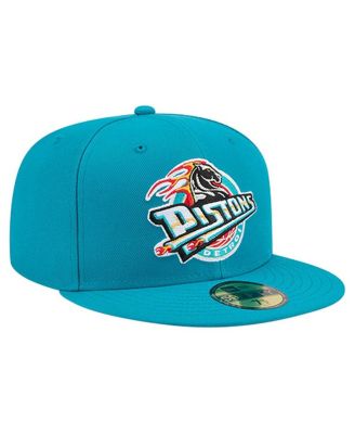 Men's Teal Detroit Pistons Core Logo 59FIFTY Fitted Hat