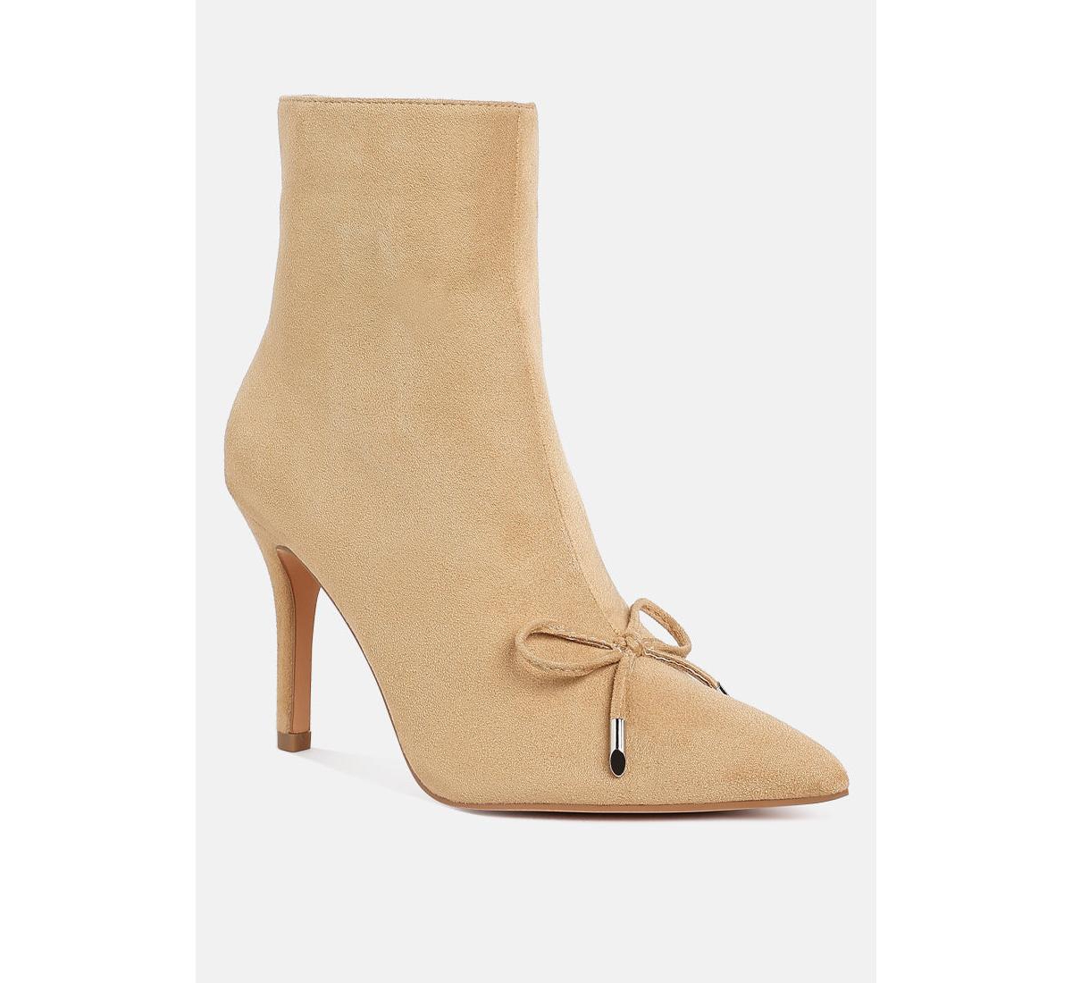 Dapers Bow Detail Ankle Boots