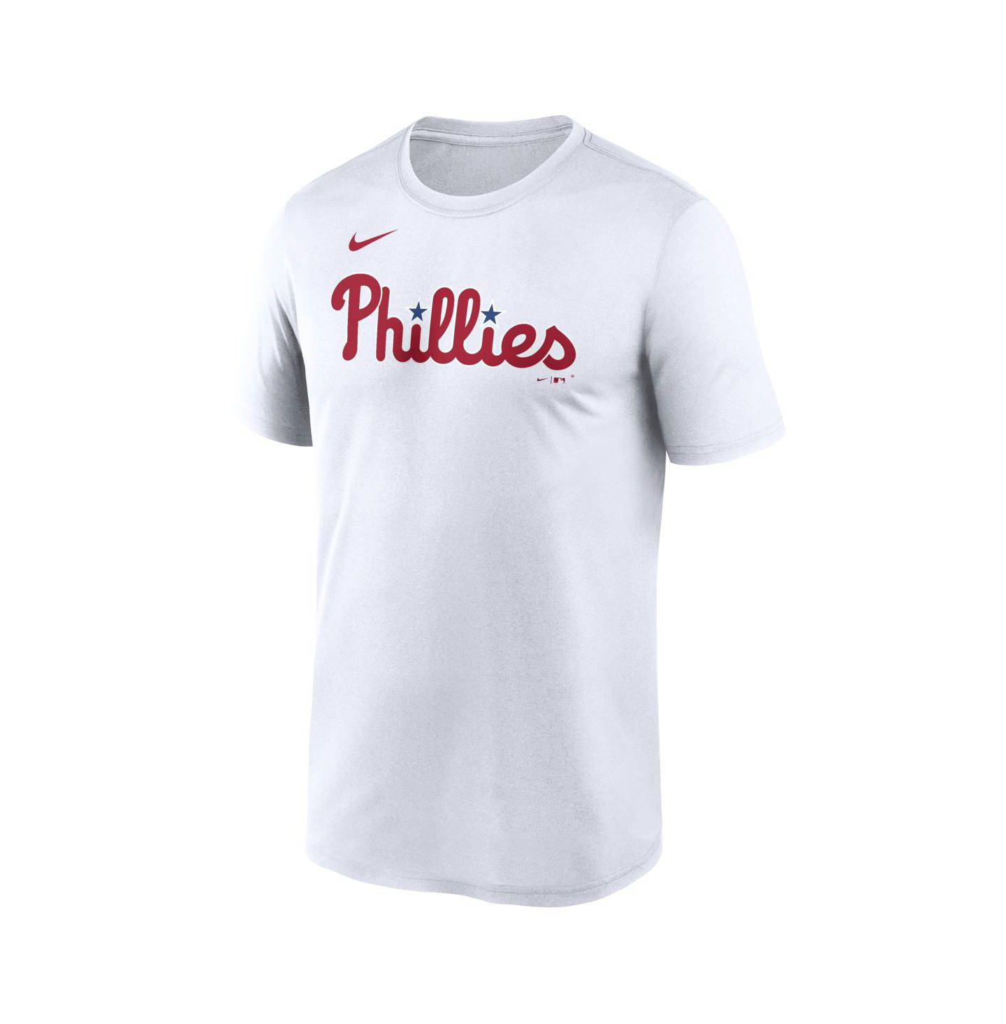 Мужская футболка Nike White Philadelphia Phillies New Legend Wordmark Dri-FIT — фото 2