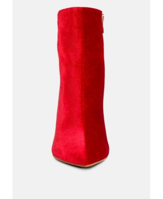 SLADE Womens Metallic Highlight High Heeled Ankle Boots