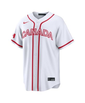 Men's Josh Naylor White Canada Baseball 2026 World Baseball Classic Home Stadium Jersey