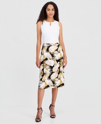 Women's A-Line Midi Skirt