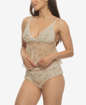 Women's Veil Luxe Ruffle Cami and Panty Set 999548P