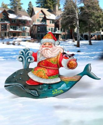 Whale Tail Free Standing Garden Decor