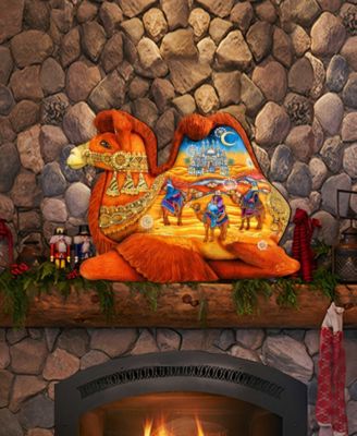 Camel Three Kings Nativity Christmas Door Hanger