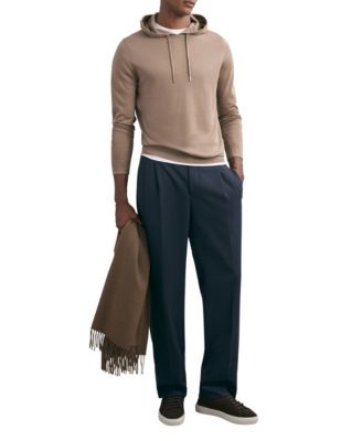 Men's Merino Wool Drawstring Hoodie