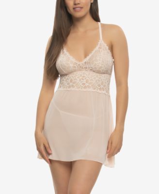 Women's Renee Lace Mesh Babydoll 999724