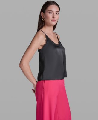 Women's V-Neck Lace Cami Top