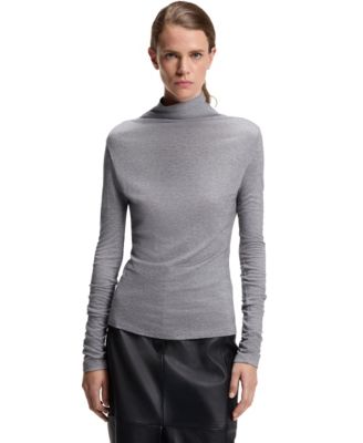 BOSS by Women's High-Neck Top In Soft Jersey