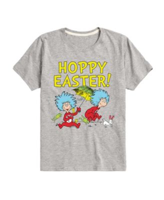 Dr Seuss Boys Toddler 2T-5T Hoppy Easter Short-Sleeve Graphic T-Shirt - Athletic Heather 25$