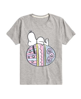 Peanuts Boys 8-20 Snoopy Easter Egg Short-Sleeve Graphic T-Shirt - Athletic Heather 25$