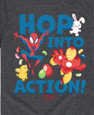 Boys' Toddler 2T-5T Marvel Hop Into Action Short-Sleeve Graphic T-Shirt