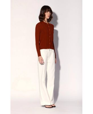 Women's Pippa Rope Rib Button-Front Cardigan