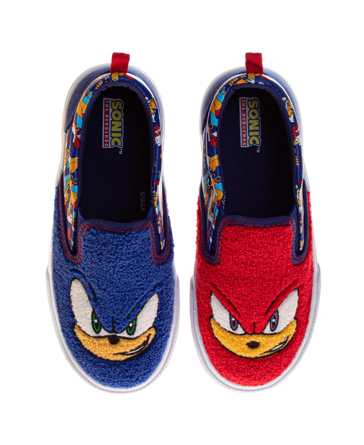Sonic The Hedgehog Little Boys & Knuckles Slip-On Canvas Shoes (Little Kids)