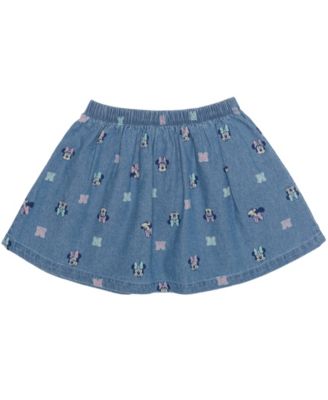 Girls' 2T-6X Minnie Mouse Stripe T-Shirt and Skirt, 2-Piece Set