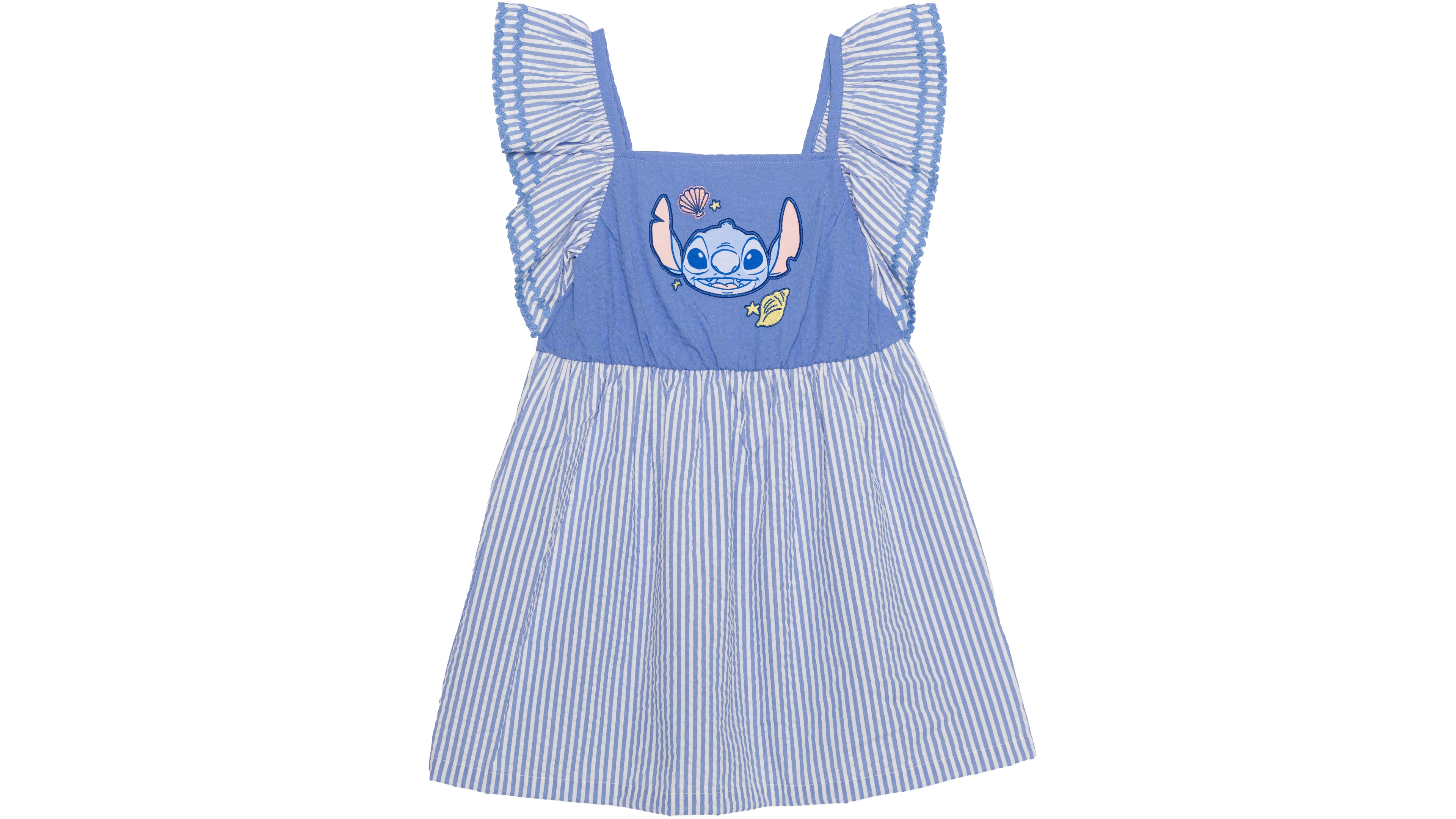 Hybrid Girls' 2T-6X Stitch Flutter-Sleeve Dress