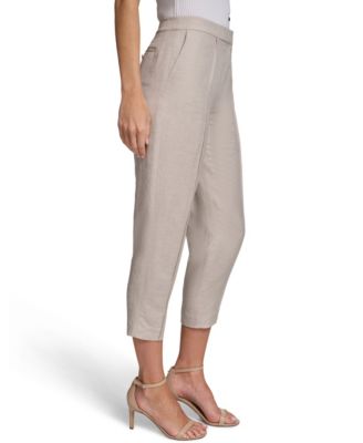 Petite Mid-Rise Ankle Pants