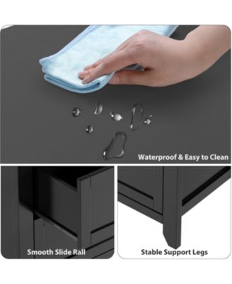 Drawer Dresser for Bedroom, Large Dresser with Deep Drawers & Metal Knobs, Modern Wooden Chests of Drawers for Entryway