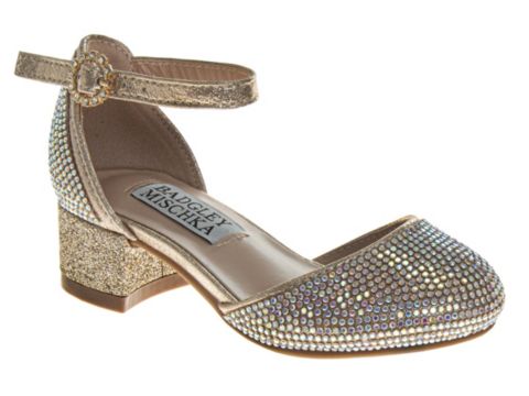 Туфли Badgley Mischka Dress Shoes Fashionable Elegant Style для девочек, цвет: Золотой