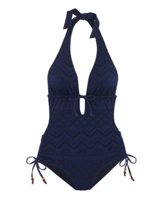 Women's Plunge Crochet One Piece Swimsuit Bra Sizing